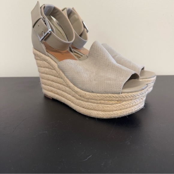 Indigo Rd. stacked platform espadrille wedge size 6.5 - Picture 1 of 7